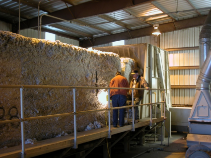 Cotton Module being scanned